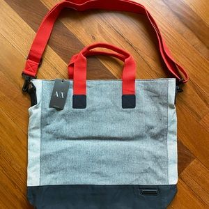Unisex Armani Exchange Tote Bag w/ shoulder straps